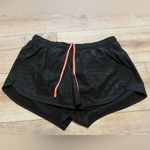 Old Navy Black With Coral Strings Women's Shorts